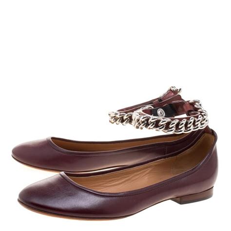 Leather flats Celine Brown size 36.5 EU in Leather 